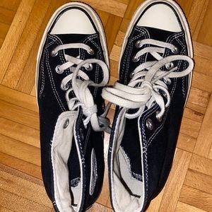 Converse Black Chuck ‘70 Vintage High Sneakers in Black